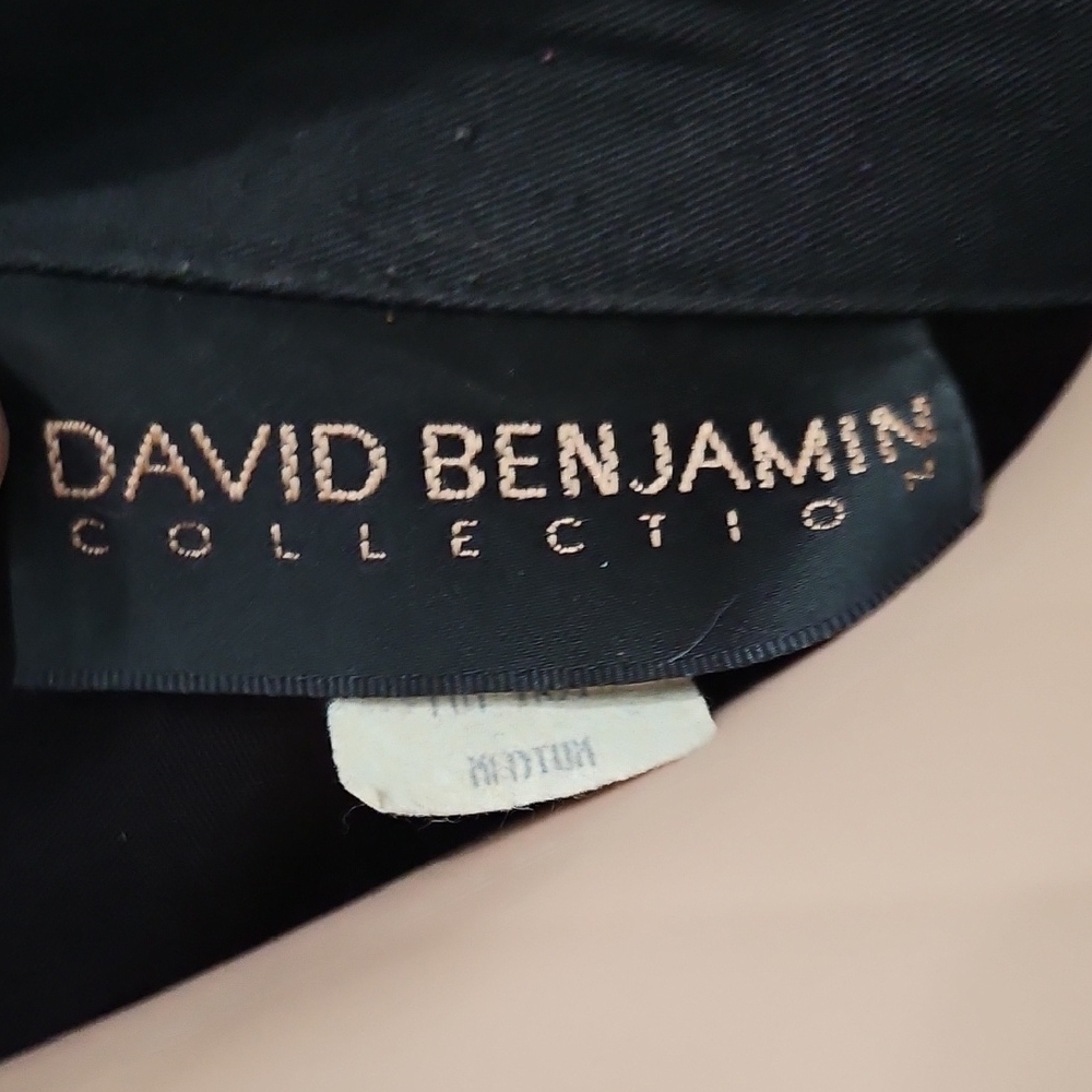 David Benjamin Collection Black Oversized Blazer with Relaxed Fit - Picture 5 of 6